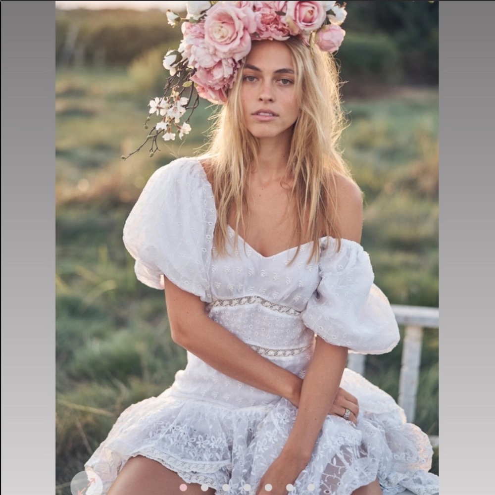 LOVESHACKFANCY STATEMENT DRESS Founder Favorite N… - image 1